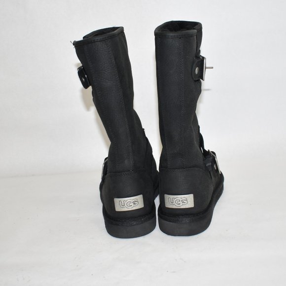 UGG Australia Sutter leather black Boot WATER RESIST 5 (SE6) - Picture 6 of 8